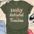 Easily distracted by frenchies - V6 - Whimsical T-Shirt